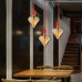 Kalp Hearts 40 Watt Flamanlı Vintage Rustik Ampul 